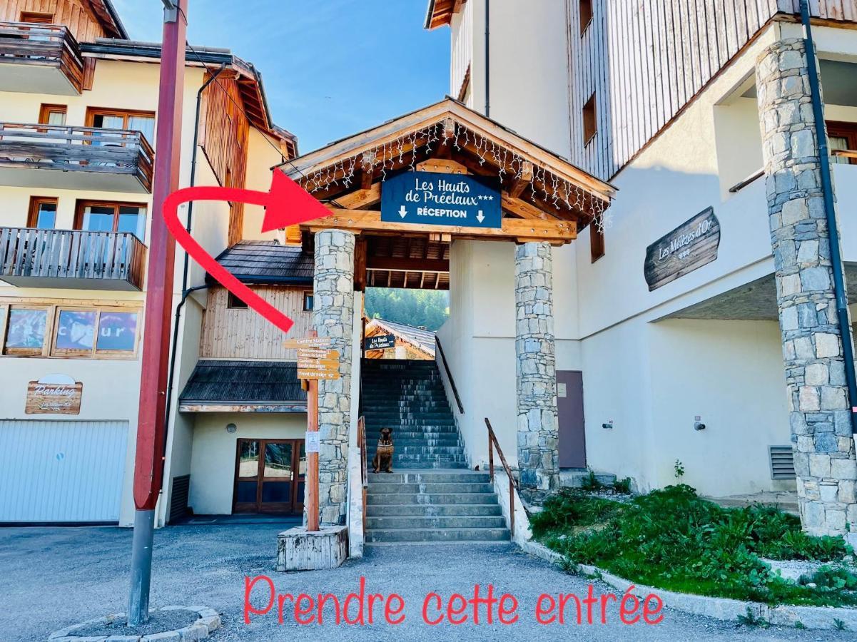 Les Orres 6 Places Coeur De Station Avec Piscine Exteriör bild